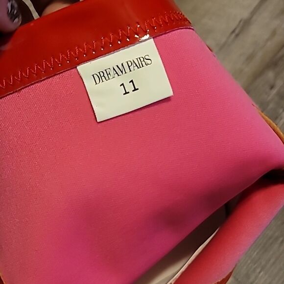 Red GoGo Platform Boots Women's Size 11 - Picture 8 of 11